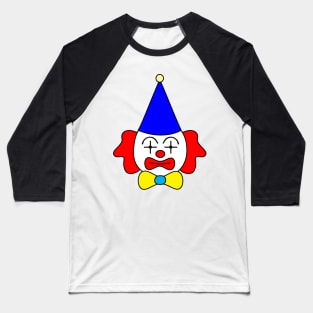 Clown - funny face. Baseball T-Shirt